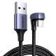 Lvlian USB Type-C Cable 5a Elbow U-shaped Braided Charging Long Cable