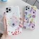 Flower laser phone case