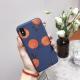 Compatible with Apple , Retro orange silicone phone case