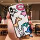Compatible with Apple , Retro orange silicone phone case