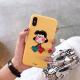 Compatible with Apple , Retro orange silicone phone case