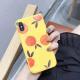 Compatible with Apple , Retro orange silicone phone case