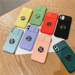 Sliding window lens phone case