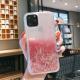 Love quicksand glitter phone case