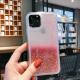 Love quicksand glitter phone case