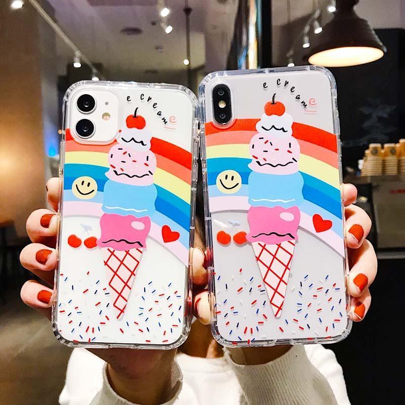 Compatible with Apple , Ice cream transparent phone case