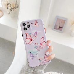 Blue butterfly phone case