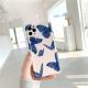 Blue butterfly phone case