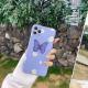 Blue butterfly phone case