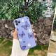 Blue butterfly phone case