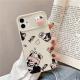 Lens Sliding Phone Case 11PRO Cartoon Painted XSMAX Silicone Case