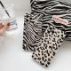 Compatible WithApple , Zebra Print Leopard Print Straight Edge Tpu Protective Sleeve