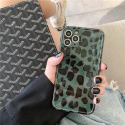 Compatible with Apple , Retro Cold Wind Leopard Print Phone Case