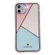 Geometric Marble Plating Splicing Phone Case