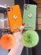 Plush Ball Soft Silicone Anti-drop Cover Phone Case