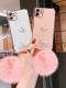 Plush Ball Soft Silicone Anti-drop Cover Phone Case