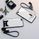 Compatible with Apple , Suitable For Mobile Phone Case Glass Cartoon Cat For Men And Women