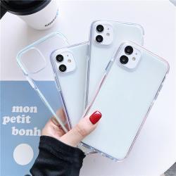Color Edge All-inclusive Anti-drop Transparent Mobile Phone Case