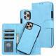 Retro Frosted Leather Phone Case With Magnetic Buckle