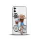 Compatible with Apple, Pretty Girl Soft Shell For Iphone12 Transparent Tpu