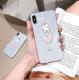 Cartoon little dinosaur Epoxy transparent phone case