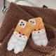 Compatible with Apple , Plush cute bear autumn and winter soft shell