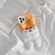 Compatible with Apple , Plush cute bear autumn and winter soft shell