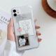Simple line straight-edge skin phone case
