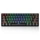 Upgraded New Rgb Wireless 2.4G Dual-Mode 61-Key Mechanical Keyboard