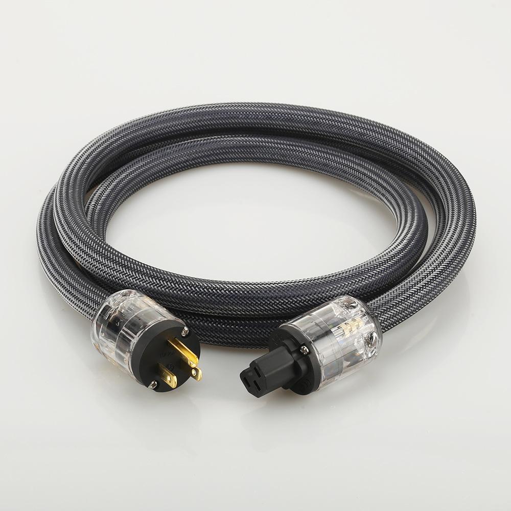 Hifi Audio Power Cord Pure Copper European Standard Power Cord Fever Grade Audio Amplifier Tube American American Standard Power Cord