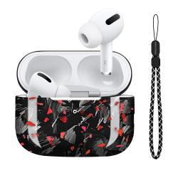 Carbon Fiber Random Color Wireless Earphone Case