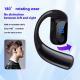 Rotating Digital Display Bone Conduction External Bluetooth Headset
