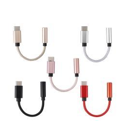 Type C To 3.5mm Headphone Digital Audio Adapter Cable