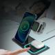 Three-in-one Wireless Charger Electrical Foldable Double Wire Ambience Light Mobile Phone Wireless Charger Wireless Charger