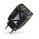 Dual USB European Standard American Standard 24A Dual Port With Light Guide Smart Charging Adapter