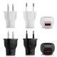 1A Single Port USB Cellphone Charger Travel Charging Plug