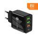 PD36W Fast Charge Charger 5V62A European And American British Standard Charging Plug QC30 Fast Charge Adapter Cross-border Products