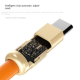 Zinc Alloy Silicone Data Cable