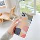 Color geometric phone case