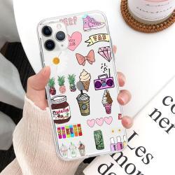 Transparent soft shell mobile phone case
