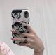 Compatible with Apple , Black butterfly phone case