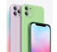 Compatible with Apple , Cube Liquid Silicone Phone Case