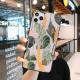 New gold foil geometric mobile phone case