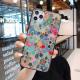 New gold foil geometric mobile phone case