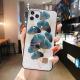 New gold foil geometric mobile phone case