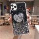 Epoxy sequins love phone case