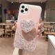 Epoxy sequins love phone case