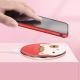 Metal frame silicone phone case