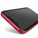 Metal frame silicone phone case