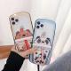 Curved hollow glass phone case